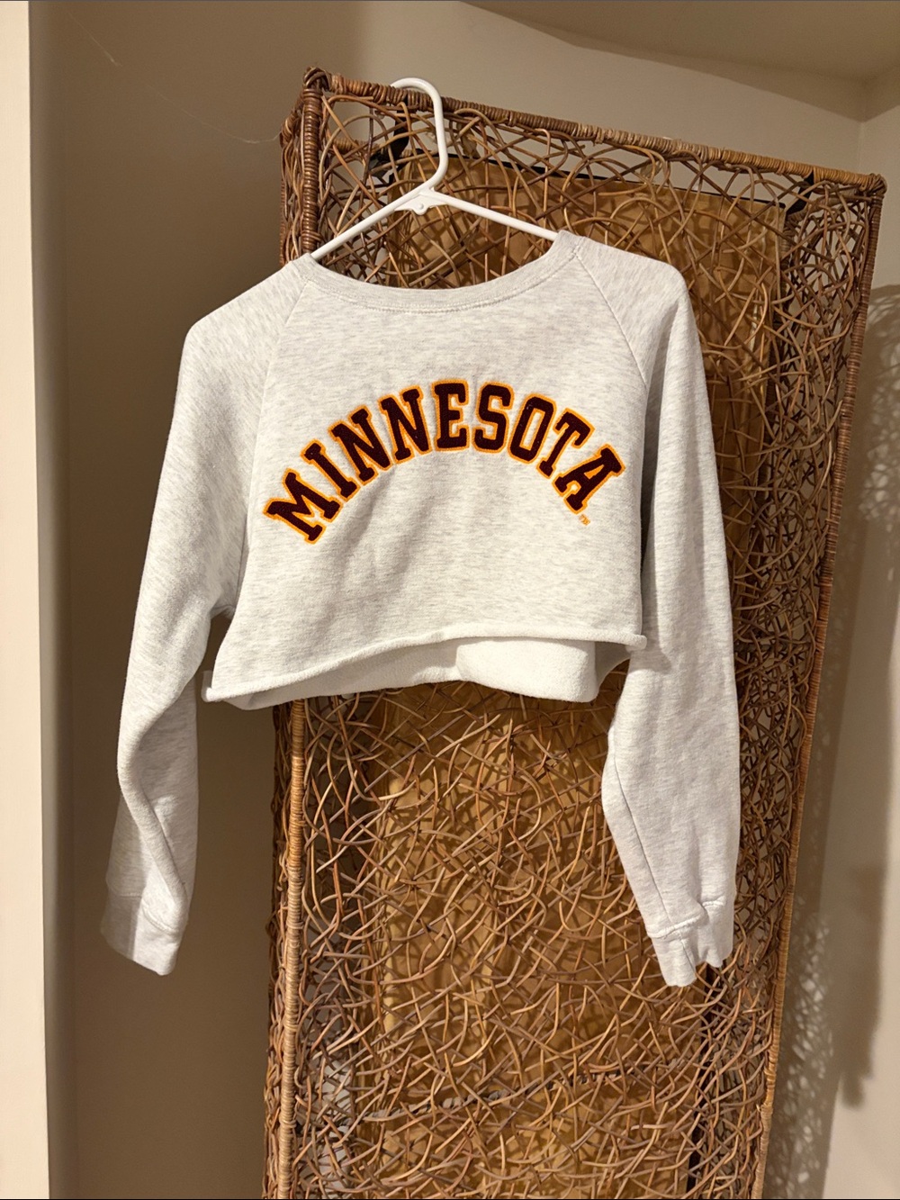 Pressbox Light Gray Graphic Pullover with Navy Print